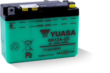 Load image into Gallery viewer, Yuasa 6N12A-2D Conventional 6 Volt Battery