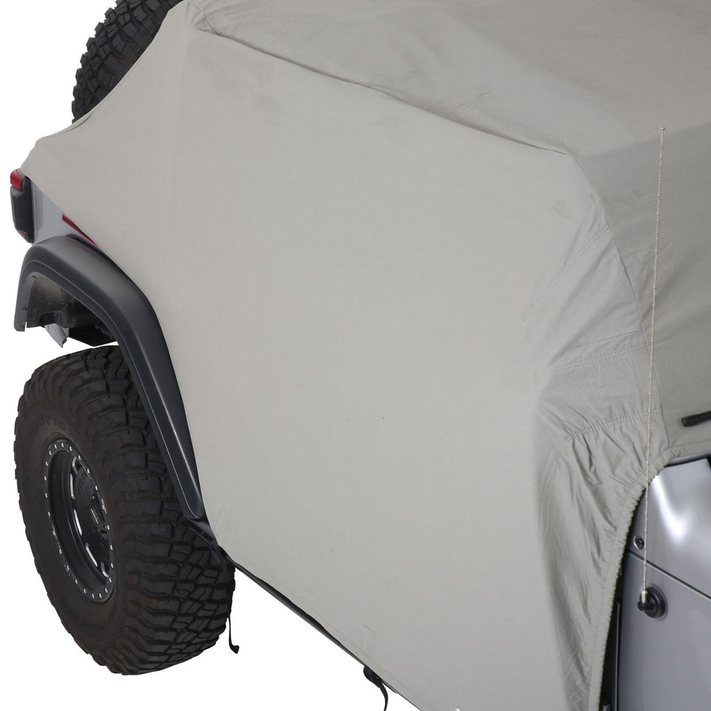 Jeep JL Cab Cover w/Door Flaps Water-Resistant Gray 2018-Present Wrangler JL 4-Door Each Smittybilt