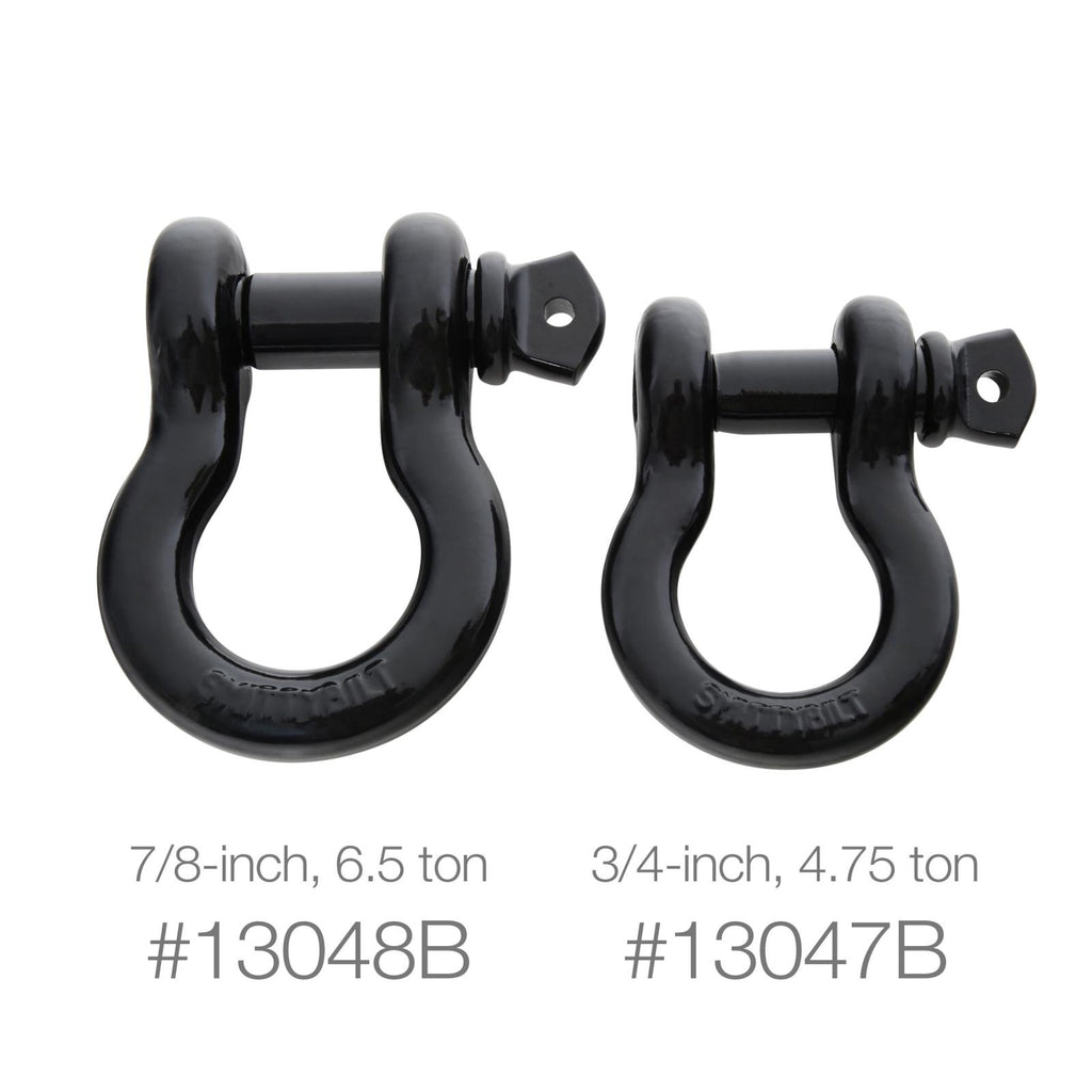 D-Ring 3/4 Inch 4.75 Ton Rating Black Smittybilt