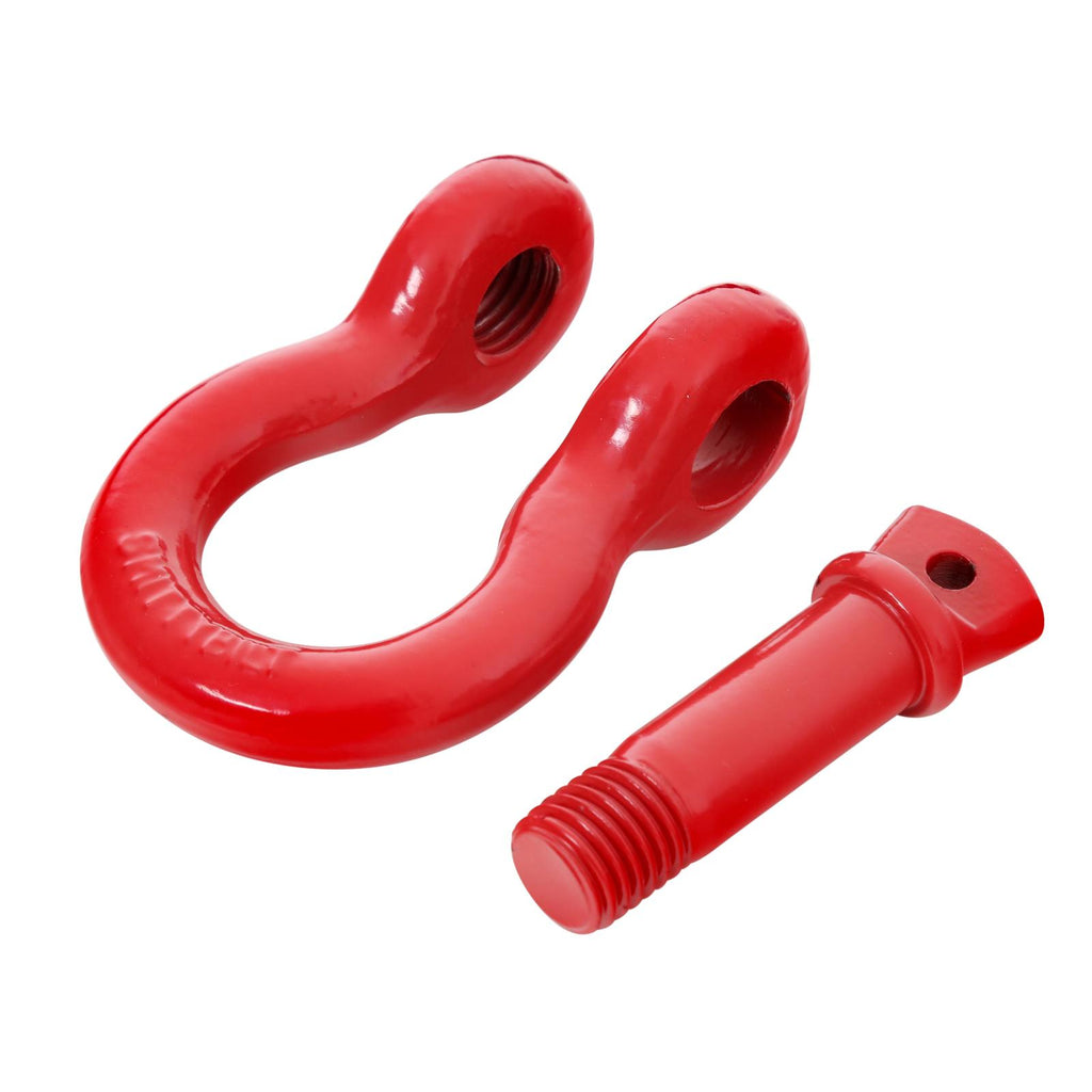 D-Ring 3/4 Inch 4.75 Ton Rating Red Powdercoat Smittybilt