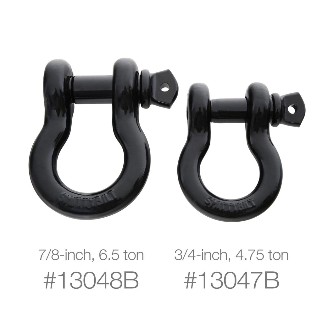 D-Ring 7/8 Inch 6.5 Ton Rating Black Smittybilt