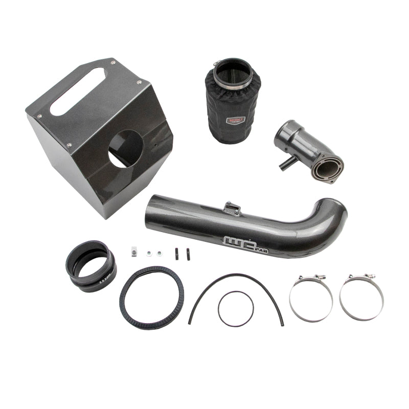 Wehrli 17-19 Chevrolet 6.6L L5P 4in Intake Kit Stage 2 - WCFab Grey