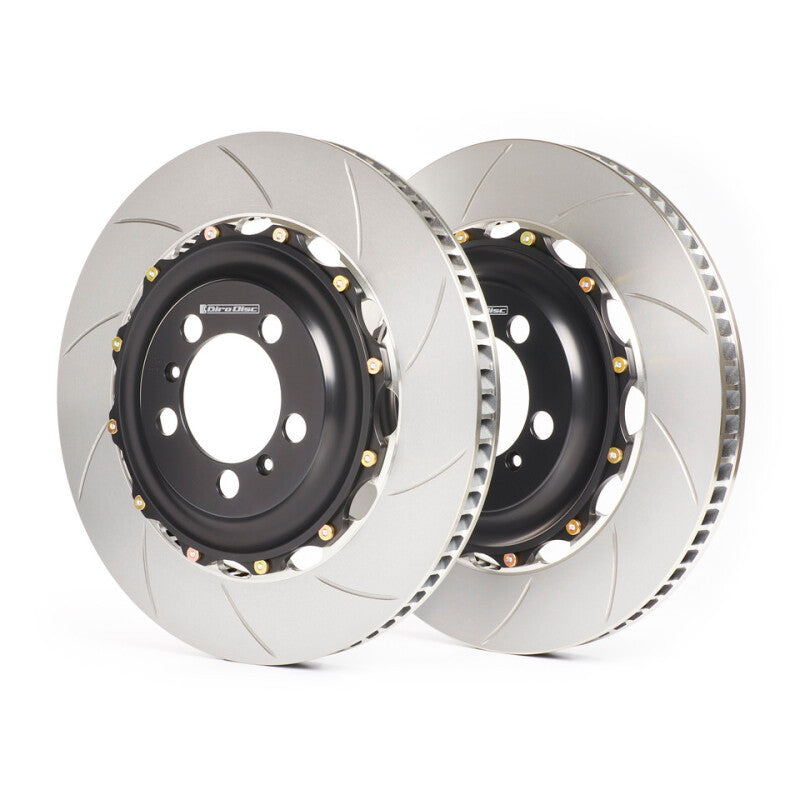 GiroDisc 13-14 Ford Mustang GT500 (S197) 22mm Thick 350mm Slotted Rear Rotors