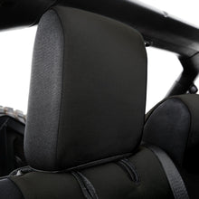 Load image into Gallery viewer, Jeep JL Neoprene Front and Rear Seat Cover Set Wrangler JL 4-Door Black/Black Smittybilt