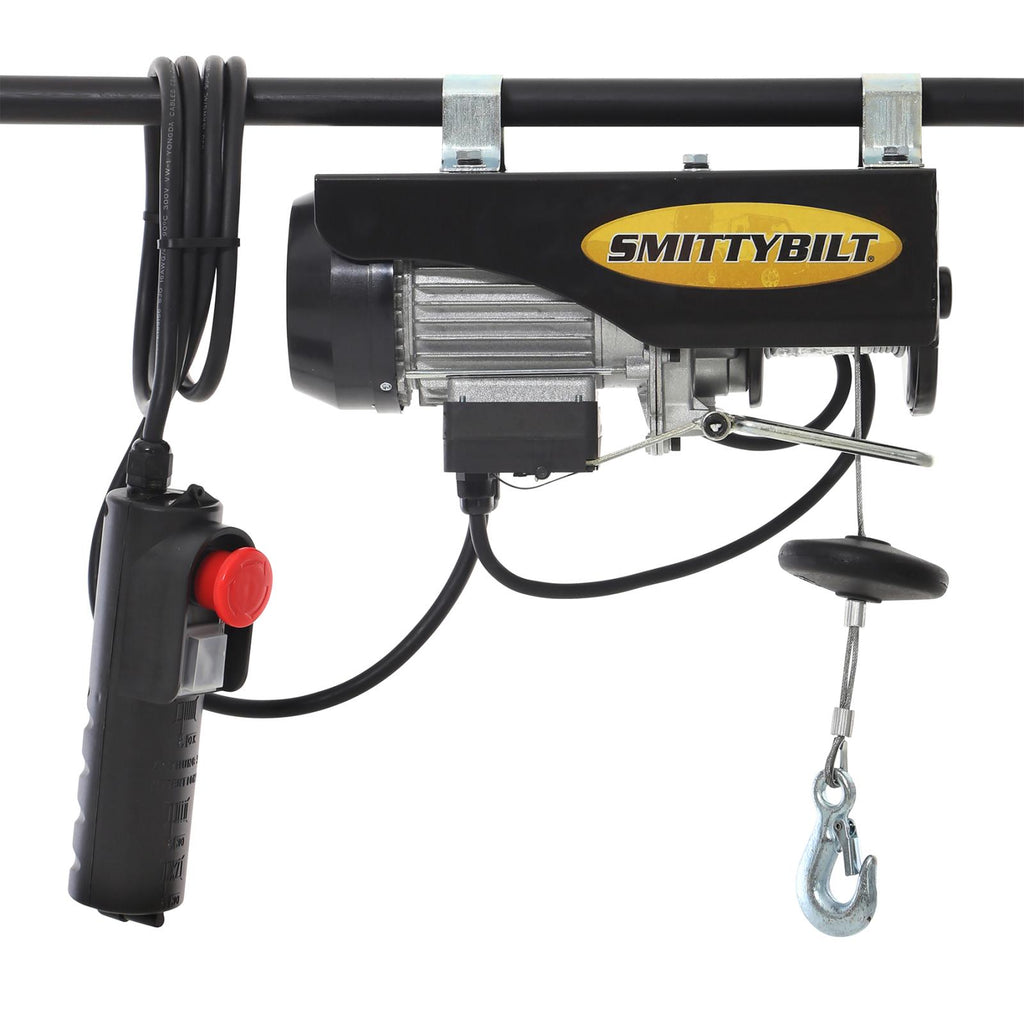 Hard Top Hoist 1000 Lb Winch AC Plug In Smittybilt