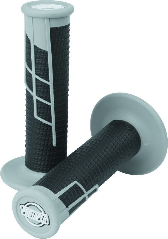 ProTaper Clamp-On 1/2 Waffle Grip - Gray/Black