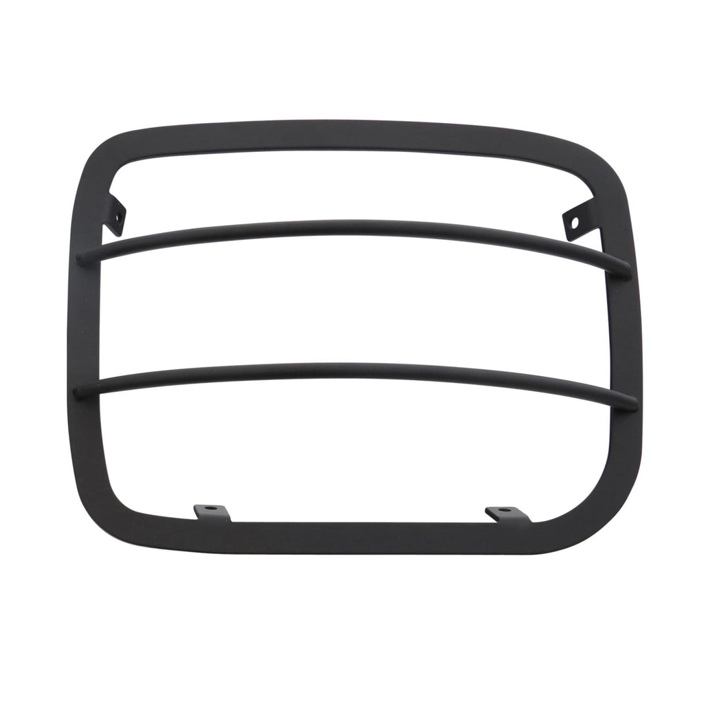 Euro Head Light Guards 87-95 Wrangler YJ Black 4 Piece Smittybilt