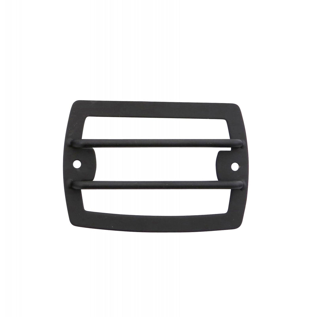 Euro Head Light Guards 87-95 Wrangler YJ Black 4 Piece Smittybilt