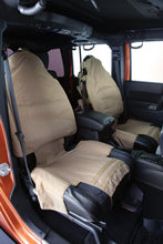 Load image into Gallery viewer, Gear Seat Cover 76-16 Wrangler CJ/YJ/TJ/LJ/JK Front Coyote Tan Smittybilt