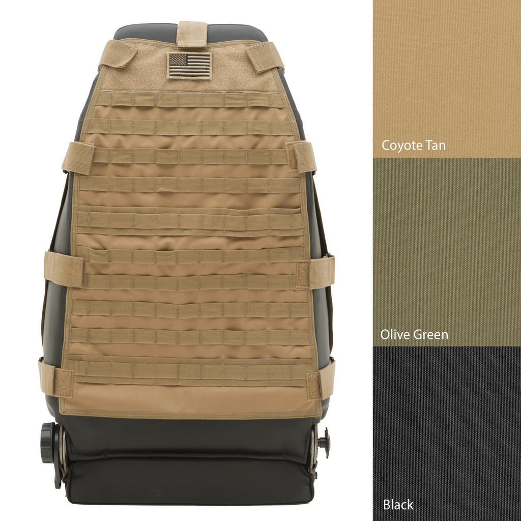 Gear Seat Cover 76-16 Wrangler CJ/YJ/TJ/LJ/JK Front Coyote Tan Smittybilt