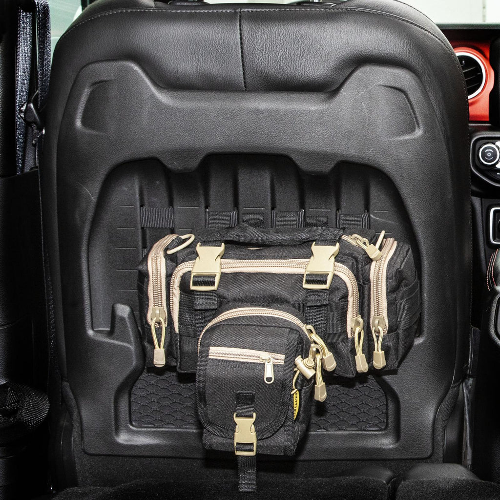 Jeep Storage Bags G.E.A.R. MOLLE Universal Fit 5-Piece Set Black Smittybilt