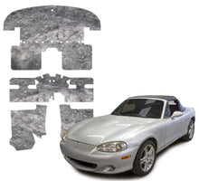 Load image into Gallery viewer, DEI 90-05 Mazda Miata NA &amp; NB Under Carpet Interior Insulation Kit - 1/2in Thick