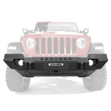 Trailline Winch Ready Front Full Width Bumper For Jeep - Go Rhino 230121T