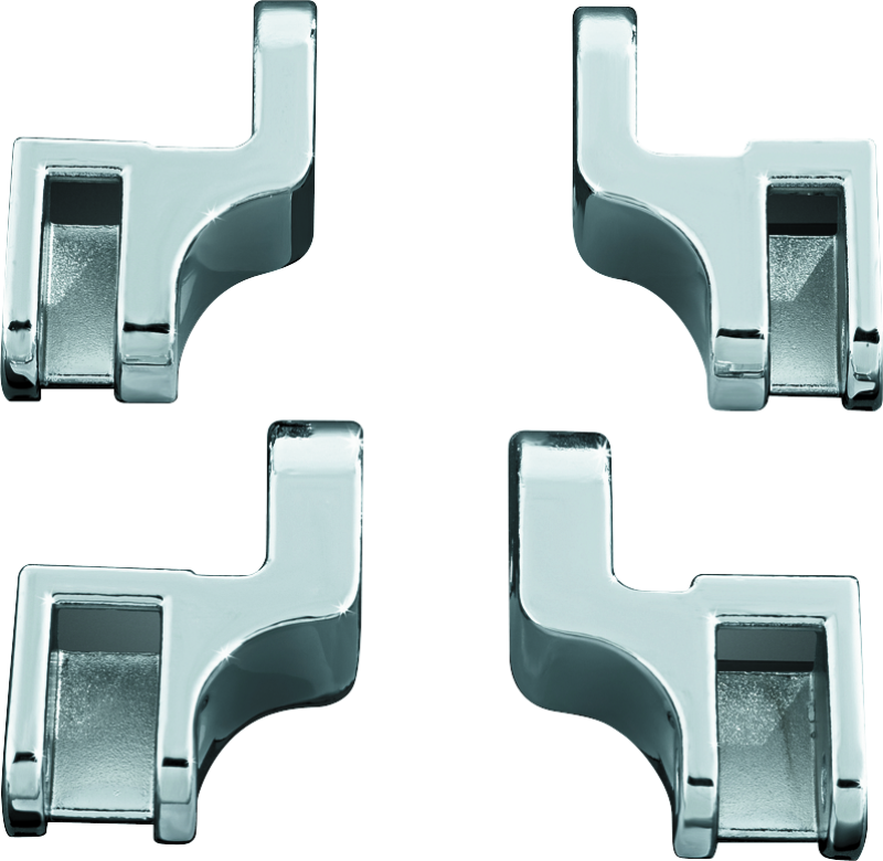 Kuryakyn Driver Floorboard Relocation Brackets For FLST Models Chrome