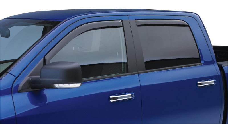 EGR 2019 Chevy 1500 Crew Cab In-Channel Window Visors - Dark Smoke