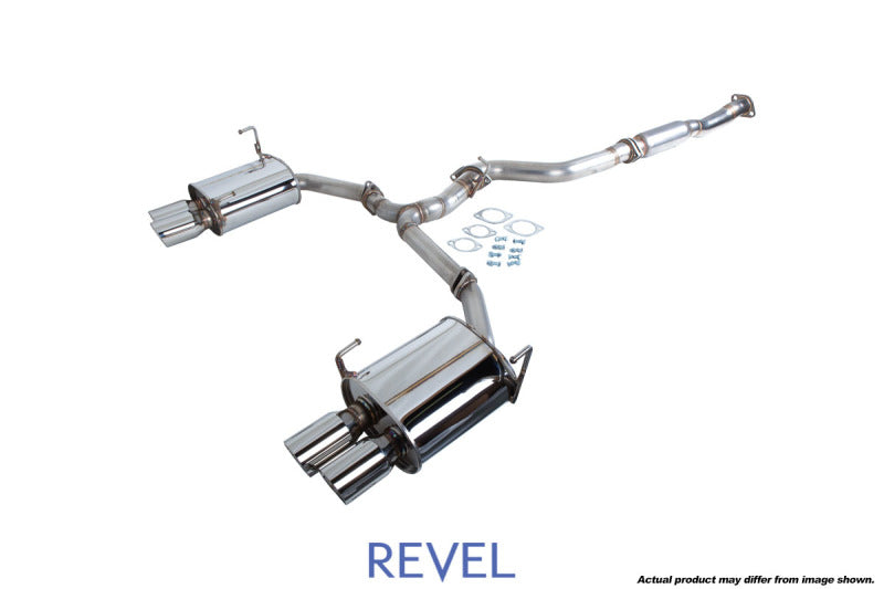 Revel Medallion Touring-S Catback Exhaust - Dual Muffler/ Quad Tip 15-17 Subaru Impreza WRX / Sti