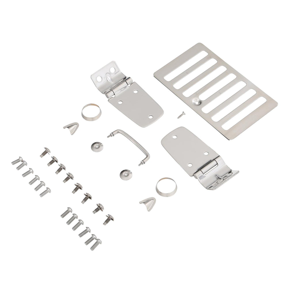 Complete Hood Kit 98-06 Wrangler TJ/LJ Stainless Steel Smittybilt