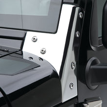 Load image into Gallery viewer, Windshield Brackets 07-18 Wrangler JK Stainless Steel Smittybilt