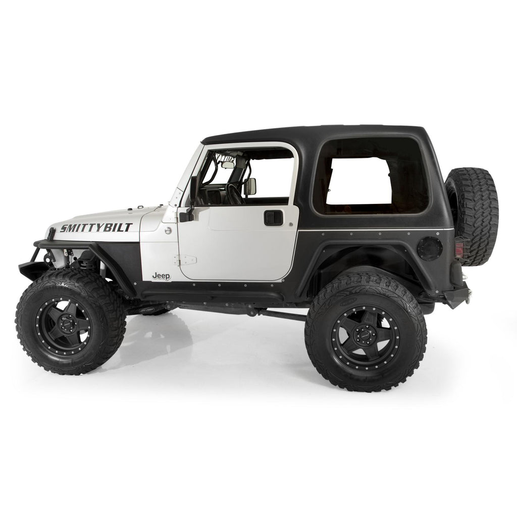 Gas Cover Billet Style 97-06 Wrangler TJ/LJ Gloss Black Smittybilt