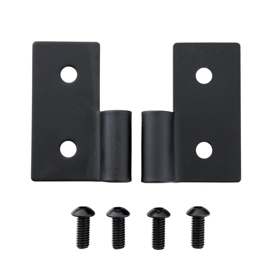 Lower Door Hinge Brackets 76-06 Wrangler CJ/YJ/TJ/LJ Black Smittybilt