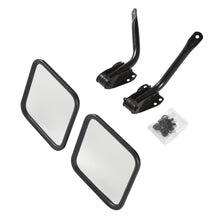 Load image into Gallery viewer, Side Mirrors 55-95 Wrangler YJ/CJ Black Smittybilt