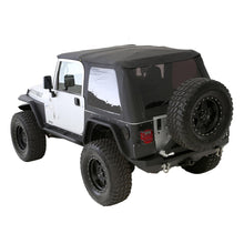 Load image into Gallery viewer, XRC Rear Swing Away Tire Carrier 87-06 Wrangler YJ/TJ/LJ Black Textured Smittybilt