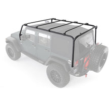 Load image into Gallery viewer, SRC Roof Rack 07-18 Wrangler JK 4 DR 300 Lb Rating Black Textured Smittybilt