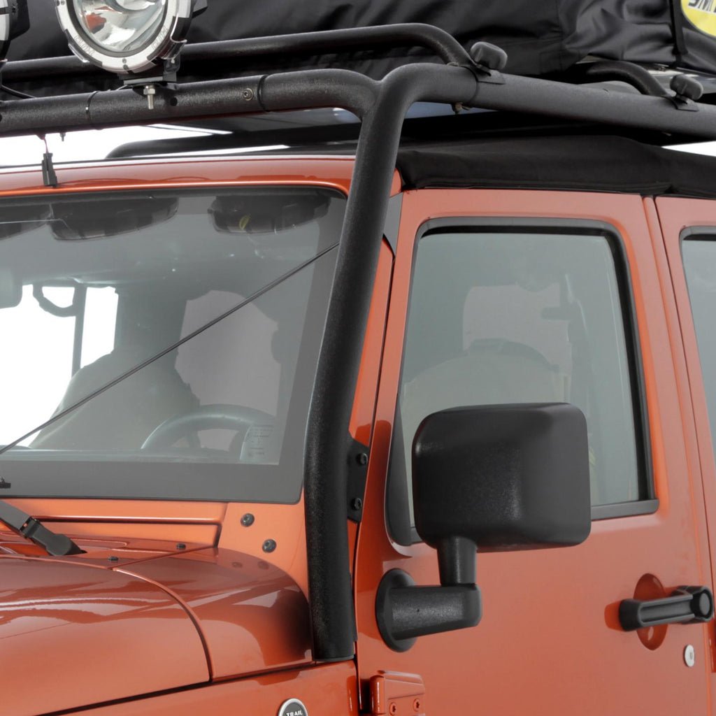 SRC Roof Rack 07-18 Wrangler JK 4 DR 300 Lb Rating Black Textured Smittybilt