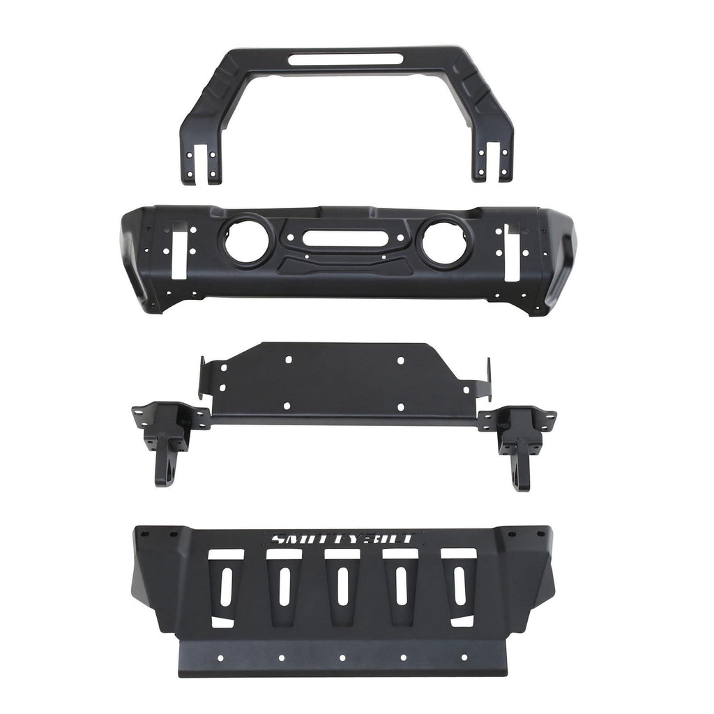 Jeep JK/JL Stryker Front Bumper Winch Mount D-Ring Mounts 2007-Present Wrangler JL/JK Black Smittybilt