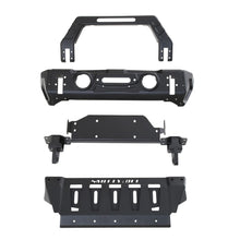 Load image into Gallery viewer, Jeep JK/JL Stryker Front Bumper Winch Mount D-Ring Mounts 2007-Present Wrangler JL/JK Black Smittybilt