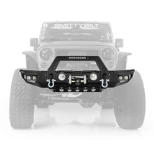 Load image into Gallery viewer, Jeep JK/JL Stryker Front Bumper Winch Mount D-Ring Mounts 2007-Present Wrangler JL/JK Black Smittybilt