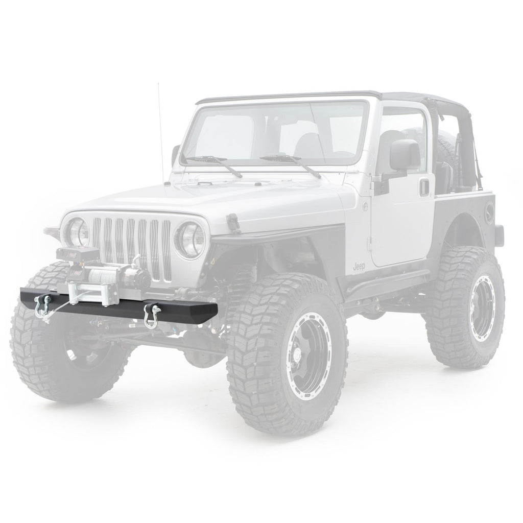 SRC Classic Front Bumper W/D Rings 76-06 Wrangler CJ/TJ/TJ/LJ Black Textured Smittybilt