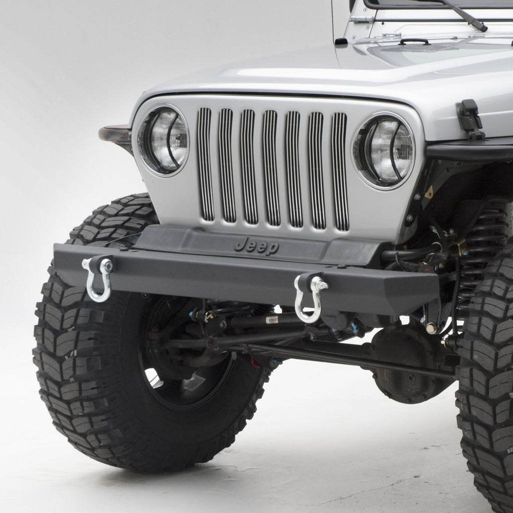 SRC Classic Front Bumper W/D Rings 76-06 Wrangler CJ/TJ/TJ/LJ Black Textured Smittybilt