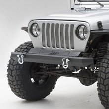 Load image into Gallery viewer, SRC Classic Front Bumper W/D Rings 76-06 Wrangler CJ/TJ/TJ/LJ Black Textured Smittybilt