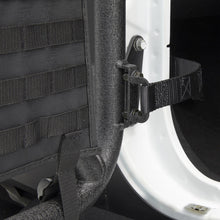 Load image into Gallery viewer, Jeep Tubular Doors Rear 07-18 Jeep JK Wrangler 4 Door Steel Black Powdercoat Smittybilt