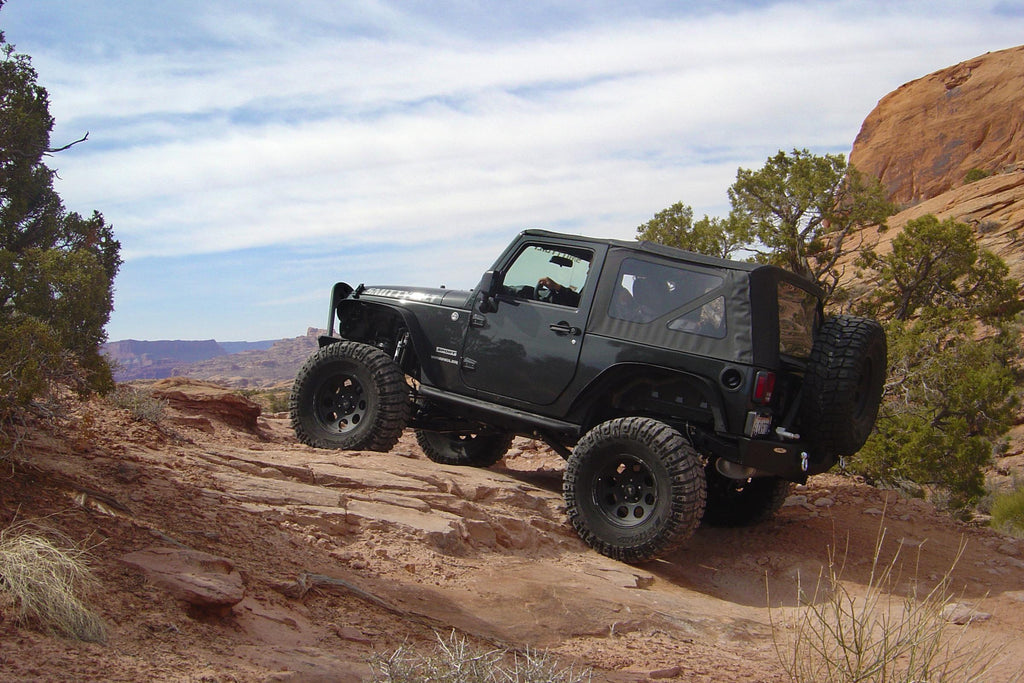 XRC Fender Flares 07-18 Wrangler JK Set Of 4 Black Textured 2DR/4DR Smittybilt