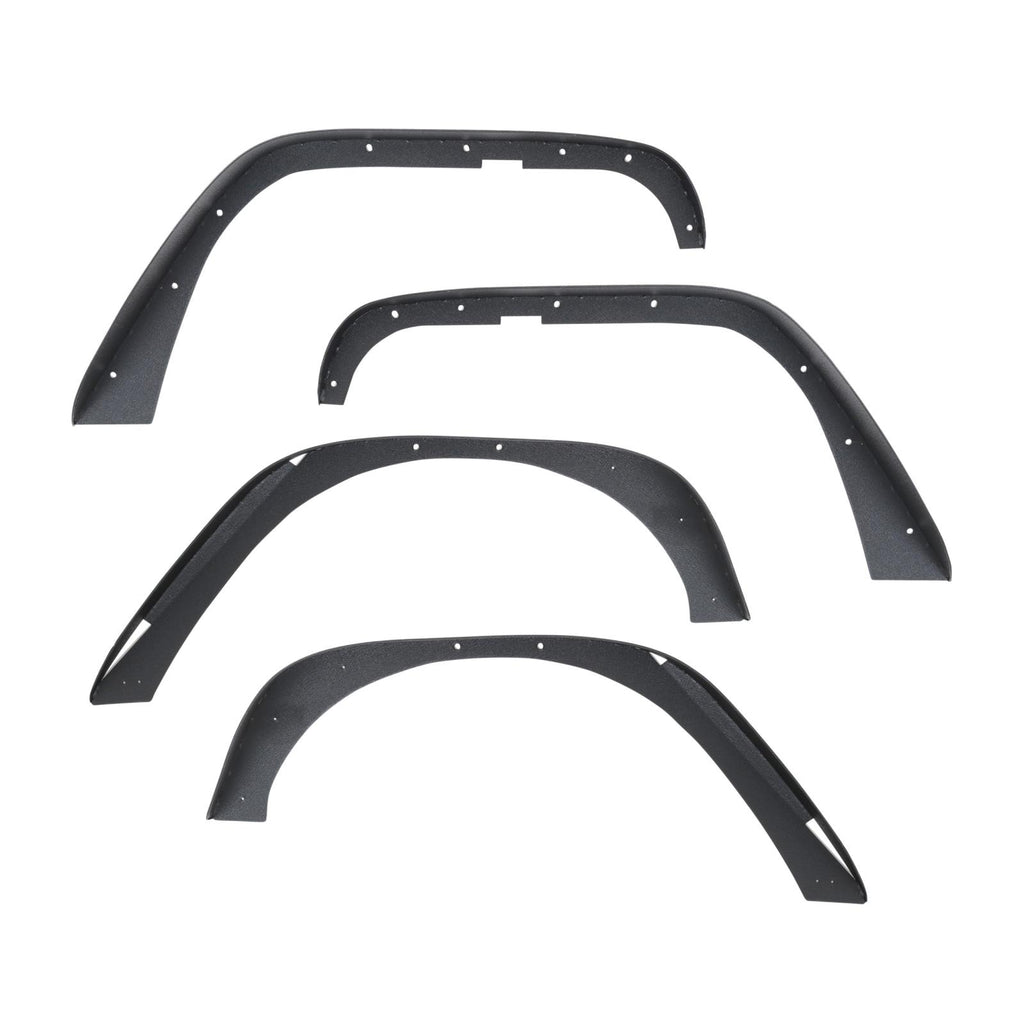 XRC Fender Flares 07-18 Wrangler JK Set Of 4 Black Textured 2DR/4DR Smittybilt