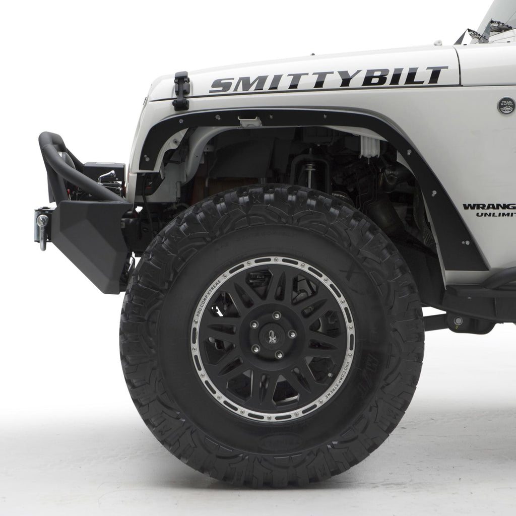 XRC Fender Flares 07-18 Wrangler JK Set Of 4 Black Textured 2DR/4DR Smittybilt