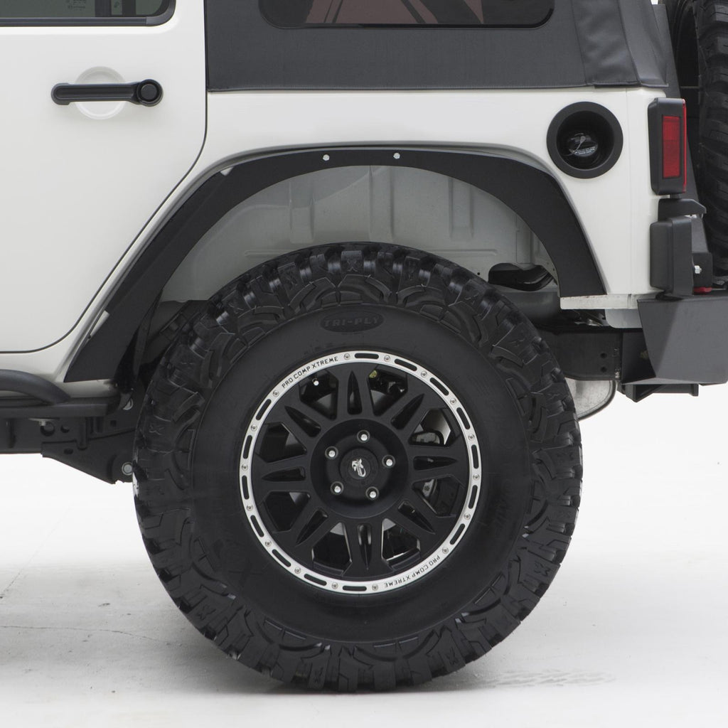 XRC Fender Flares 07-18 Wrangler JK Set Of 4 Black Textured 2DR/4DR Smittybilt