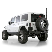 Load image into Gallery viewer, XRC Rear Bumper w/ 2 Inch Hitch Receiver 07-18 Wrangler JK Black Powdercoat Smittybilt