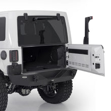 Load image into Gallery viewer, XRC Rear Bumper w/ 2 Inch Hitch Receiver 07-18 Wrangler JK Black Powdercoat Smittybilt