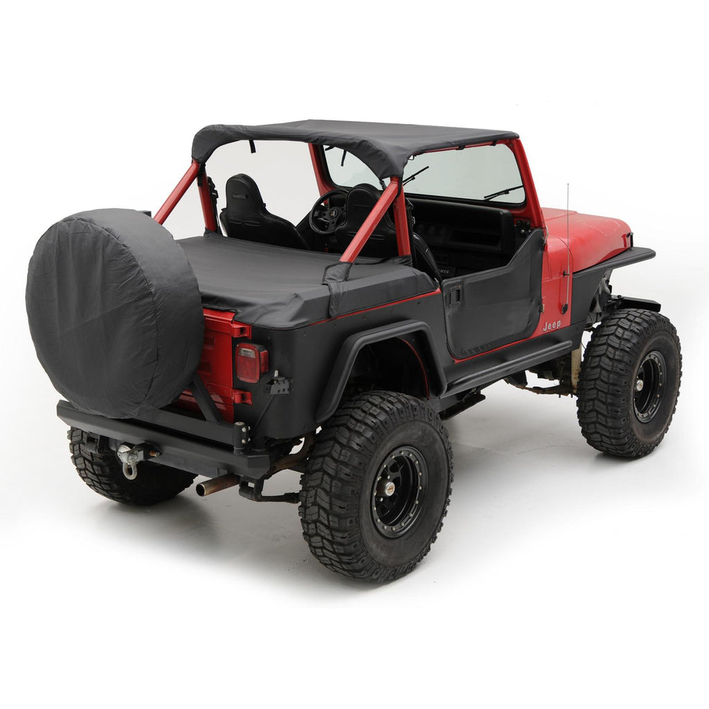 XRC Front Tube Fenders 76-86 CJ7 Black Powder Coat Smittybilt