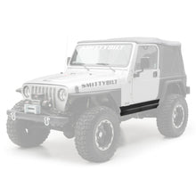 Load image into Gallery viewer, XRC Rock Sliders W/Step 97-06 TJ Wrangler Black Textured Smittybilt