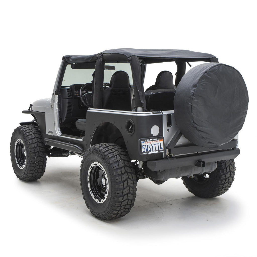 XRC Rear Corner Guards 97-06 Wrangler TJ and Rubicon Black Textured Smittybilt