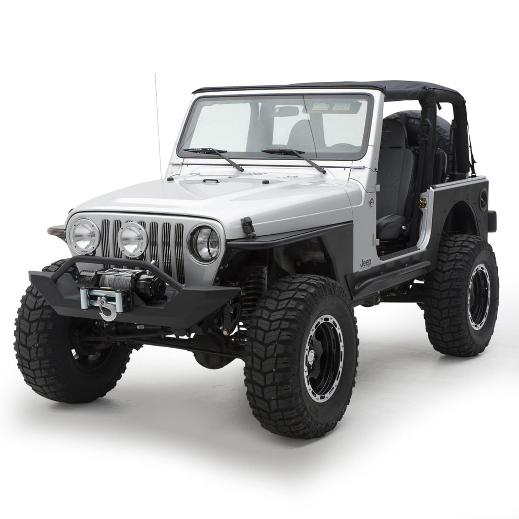 XRC Rear Corner Guards 97-06 Wrangler TJ and Rubicon Black Textured Smittybilt