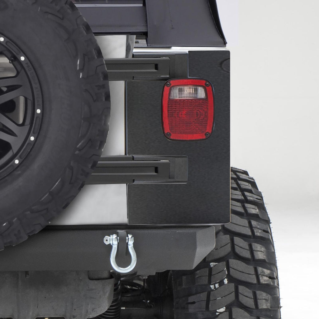 XRC Rear Corner Guards 97-06 Wrangler TJ and Rubicon Black Textured Smittybilt