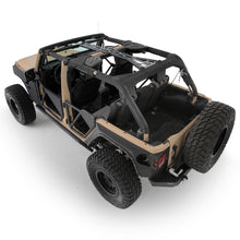 Load image into Gallery viewer, SRC Cage Kit 6 Piece 07-10 Wrangler JK 4 DR Gloss Black Smittybilt