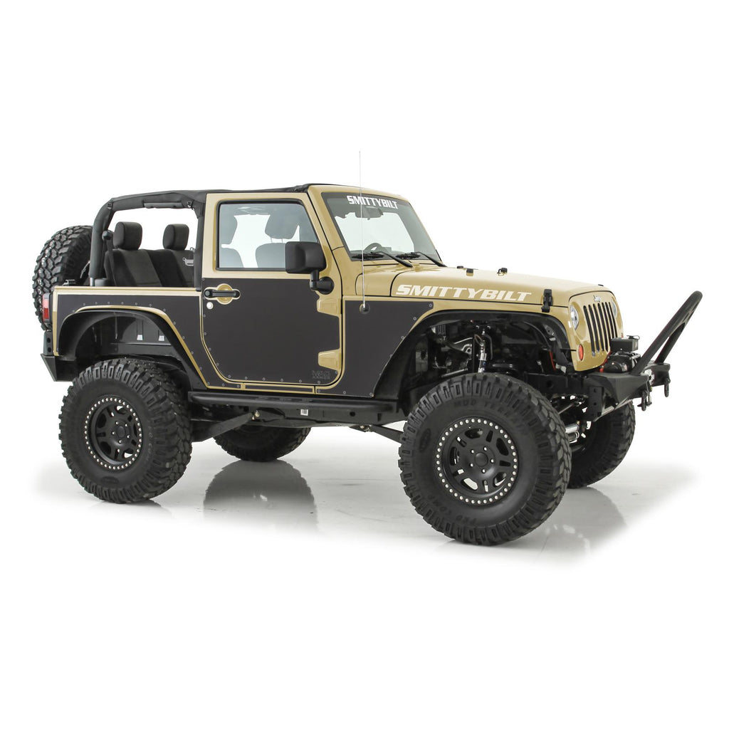 MAG Armor Skins 07-18 Wrangler JK 2 DR Set of 9 Smittybilt