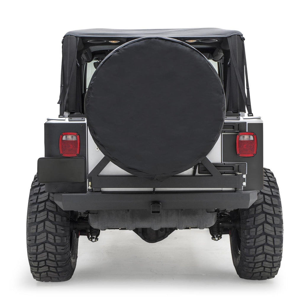 Spare Tire Cover Medium Tire 30-32 Inch Black Diamond Smittybilt