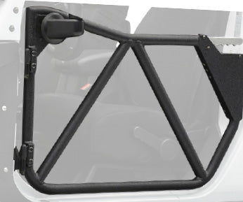 Jeep Tubular Doors Rear 18-Present Jeep JL Wrangler 4 Door Steel Black Powdercoat Smittybilt